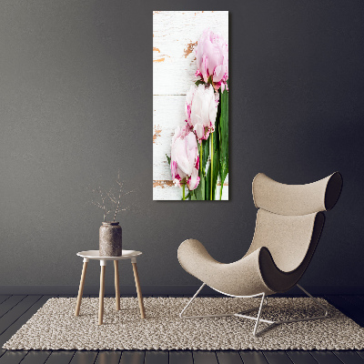 Nowoczesny obraz canvas na ramie pionowy Piwonia