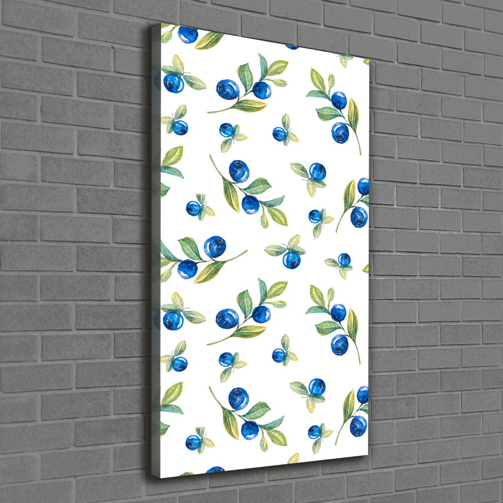 Nowoczesny fotoobraz canvas na ramie pionowy Jagody
