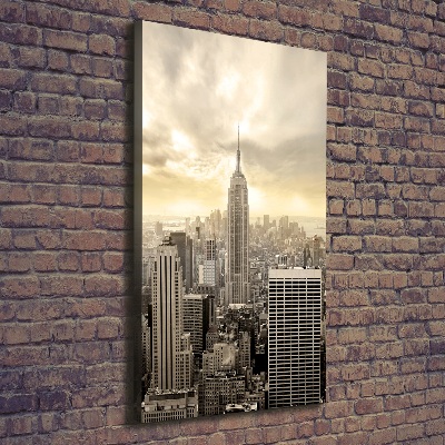 Foto obraz na płótnie pionowy Manhattan Nowy Jork