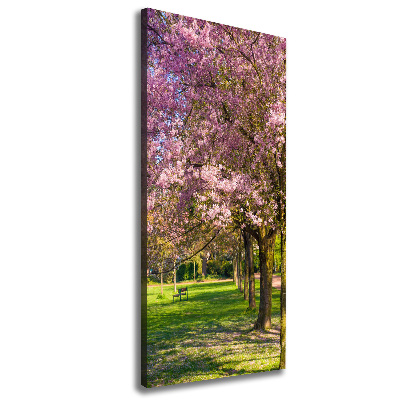 Foto obraz canvas pionowy Drzewa wiśni