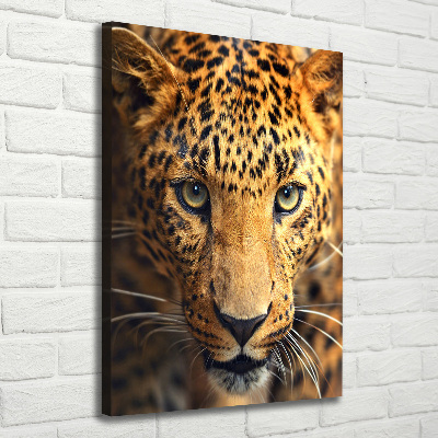 Nowoczesny obraz canvas na ramie pionowy Lampart