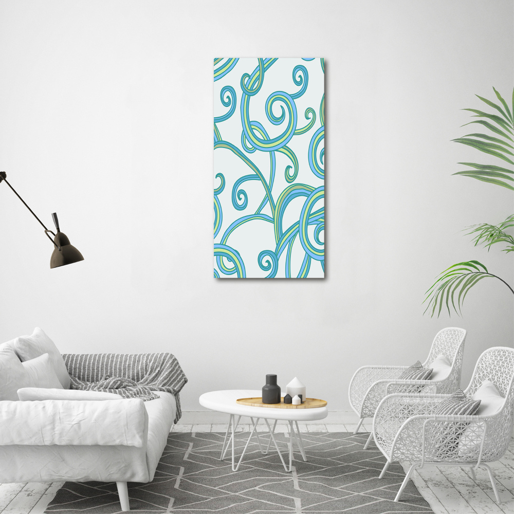 Foto obraz canvas pionowy Abstrakcyjne spirale