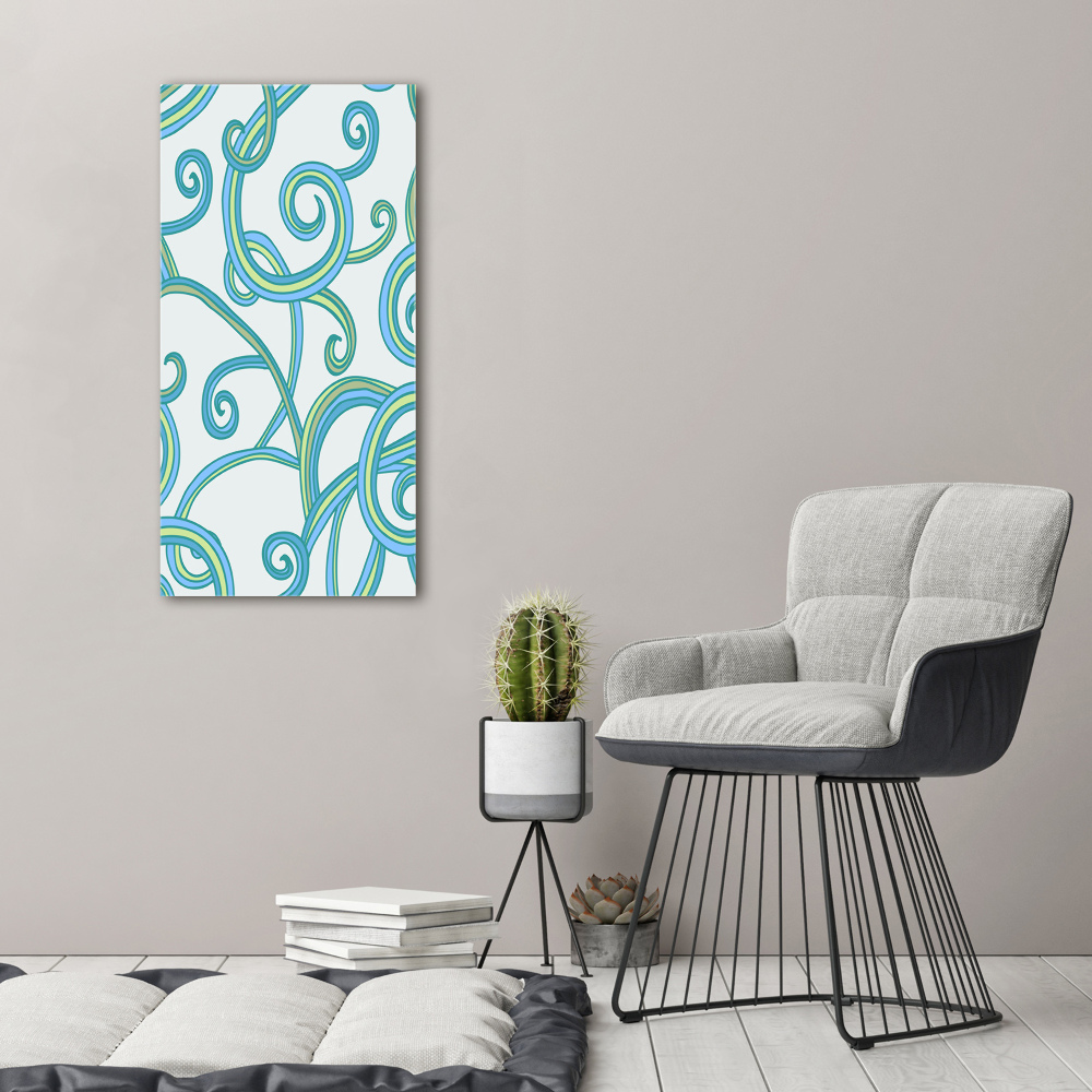 Foto obraz canvas pionowy Abstrakcyjne spirale