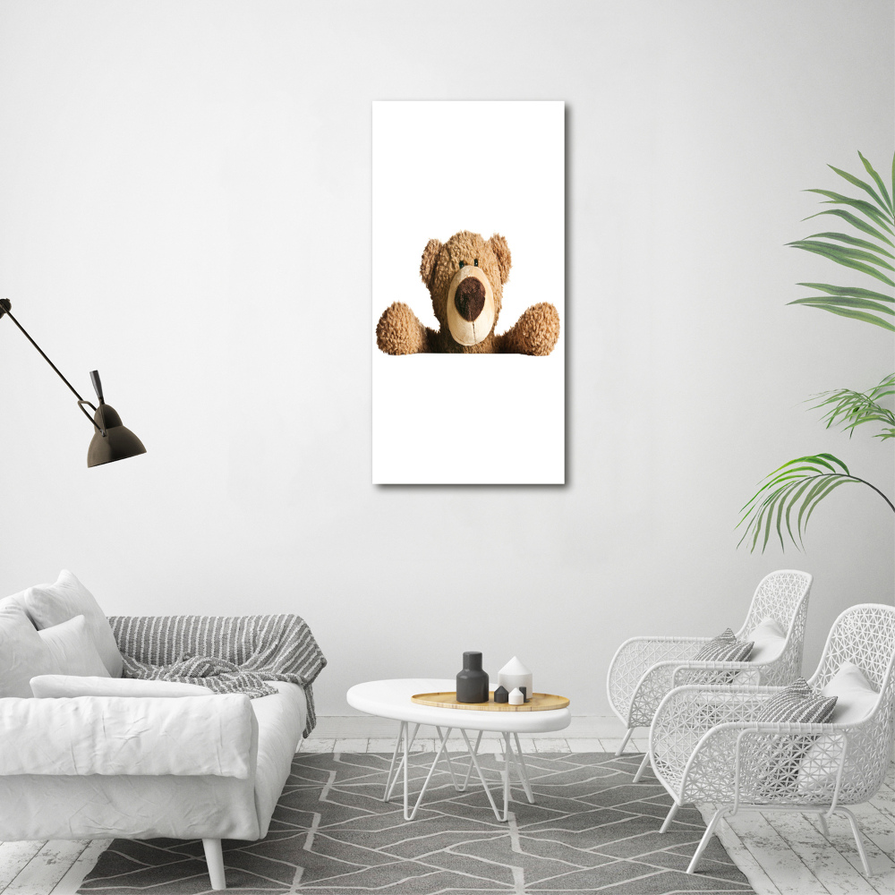 Foto obraz canvas pionowy Pluszowy miś