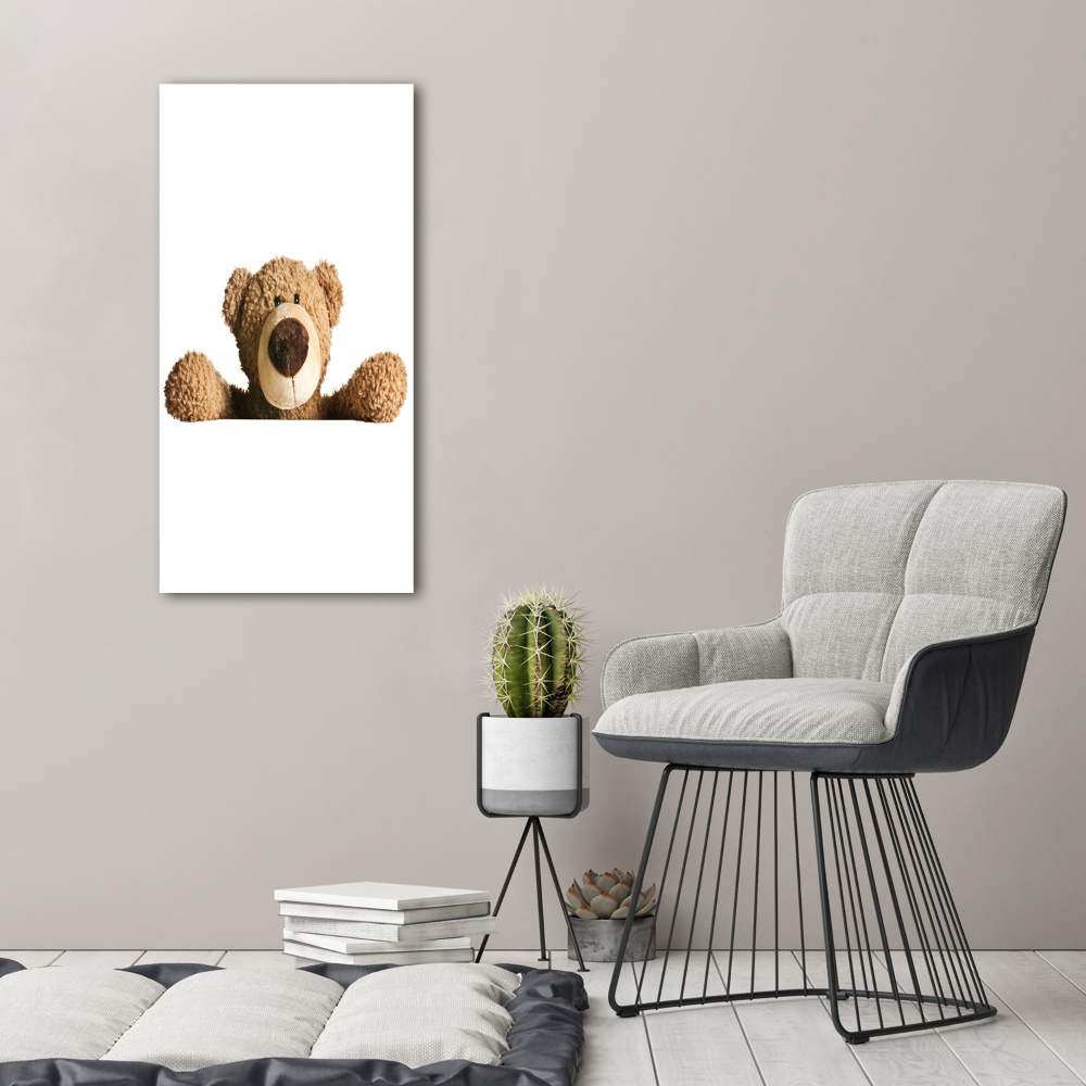 Foto obraz canvas pionowy Pluszowy miś