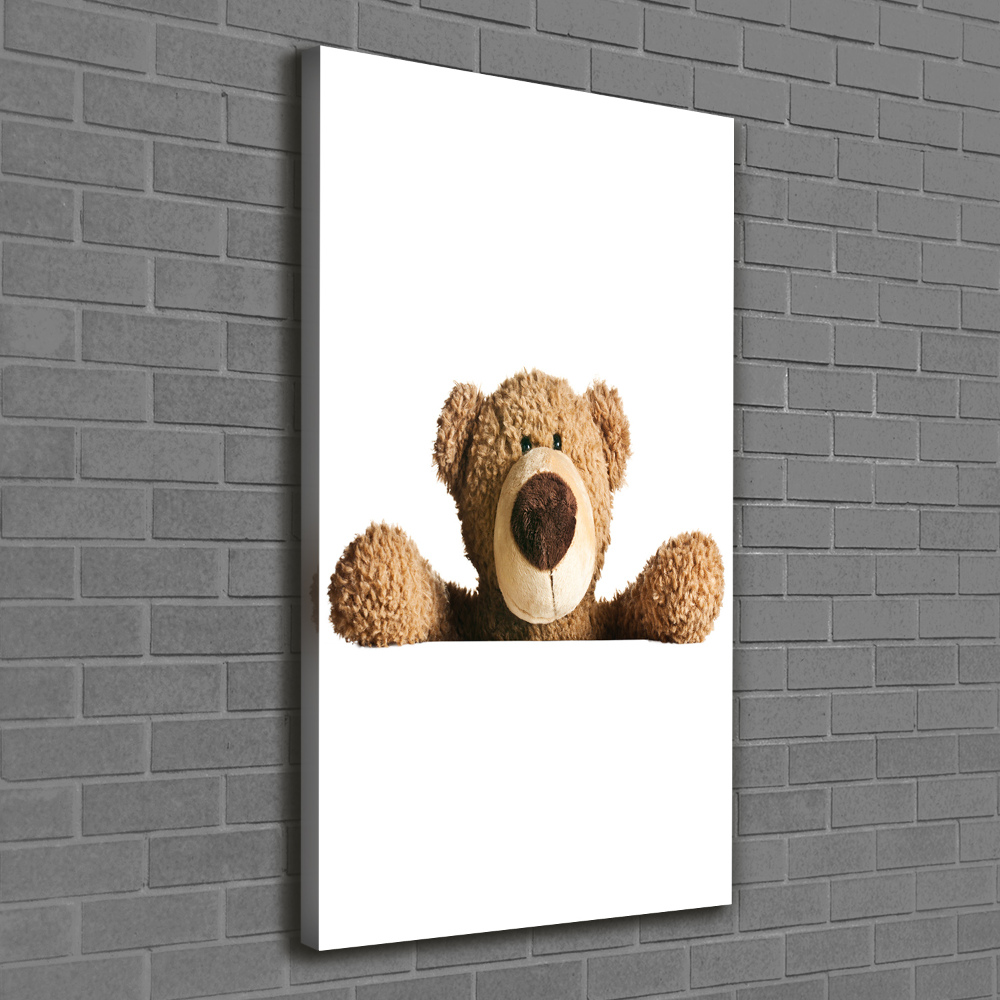 Foto obraz canvas pionowy Pluszowy miś