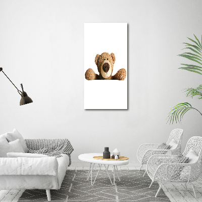 Foto obraz canvas pionowy Pluszowy miś
