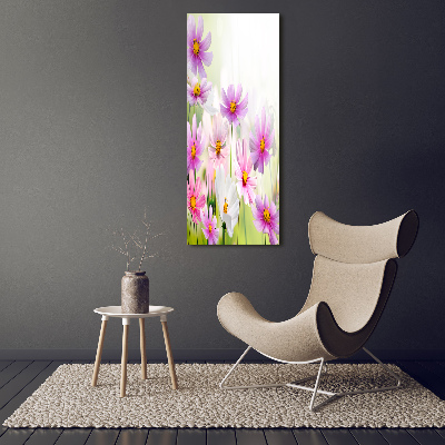 Foto obraz canvas pionowy Polne kwiaty