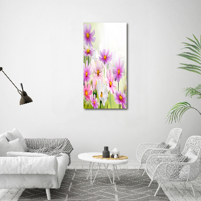Foto obraz canvas pionowy Polne kwiaty