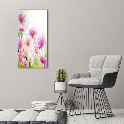 Foto obraz canvas pionowy Polne kwiaty