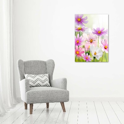 Foto obraz canvas pionowy Polne kwiaty