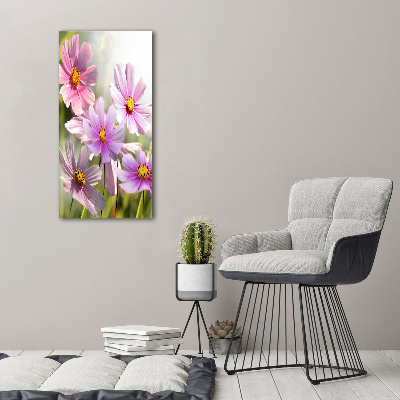 Foto obraz canvas pionowy Polne kwiaty