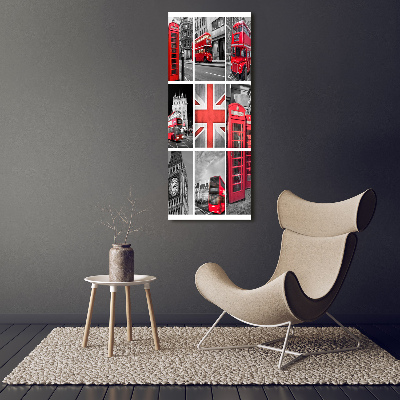Foto obraz canvas pionowy Kolaż Londyn