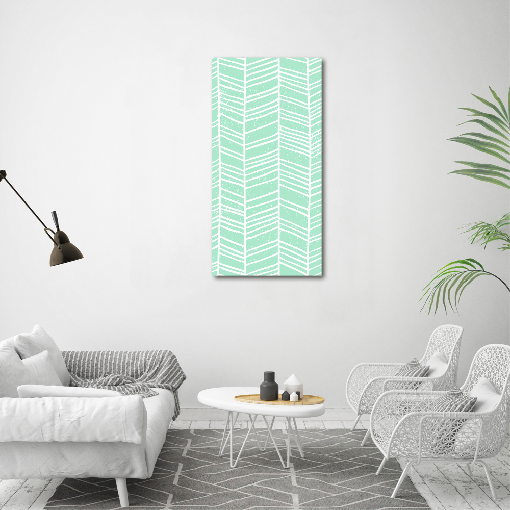 Foto obraz canvas pionowy Jodełka wzór