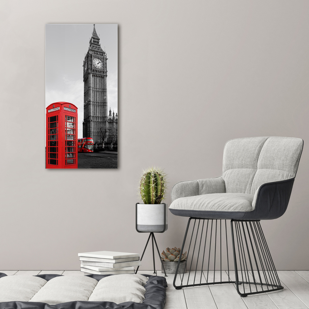 Foto obraz na płótnie pionowy Big Ben Londyn