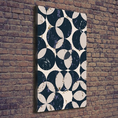 Foto obraz na płótnie pionowy Geometryczne tło