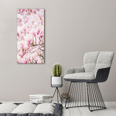 Foto obraz na płótnie pionowy Kwiaty magnolii