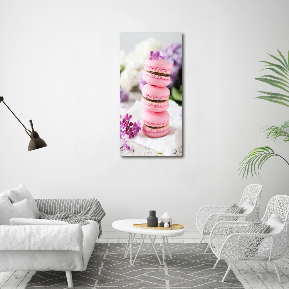 Nowoczesny obraz canvas na ramie pionowy Ciastka
