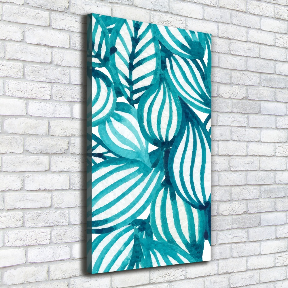 Nowoczesny fotoobraz canvas na ramie pionowy Liście