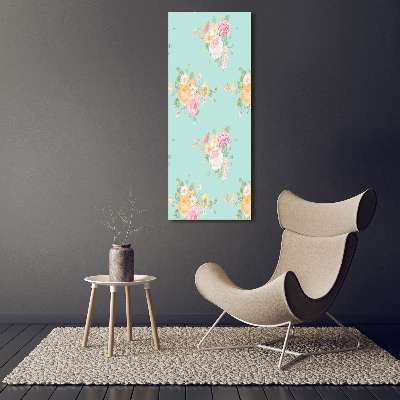 Nowoczesny fotoobraz canvas na ramie pionowy Kwiaty