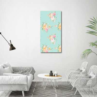 Nowoczesny fotoobraz canvas na ramie pionowy Kwiaty