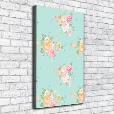 Nowoczesny fotoobraz canvas na ramie pionowy Kwiaty