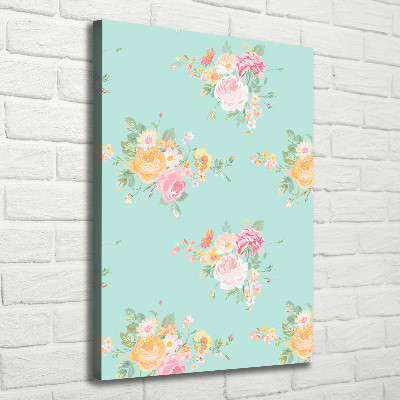 Nowoczesny fotoobraz canvas na ramie pionowy Kwiaty
