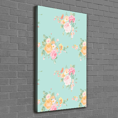 Nowoczesny fotoobraz canvas na ramie pionowy Kwiaty