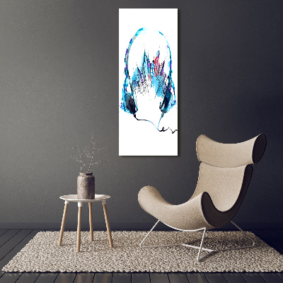Foto-obraz canvas do salonu Muzyka miasta