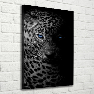 Nowoczesny obraz canvas na ramie pionowy Lampart