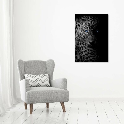 Nowoczesny obraz canvas na ramie pionowy Lampart