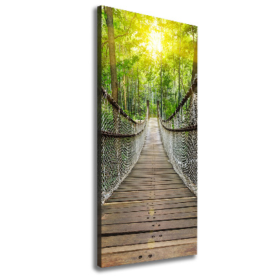 Foto obraz canvas pionowy Most wiszący