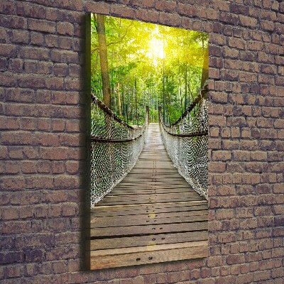 Foto obraz canvas pionowy Most wiszący