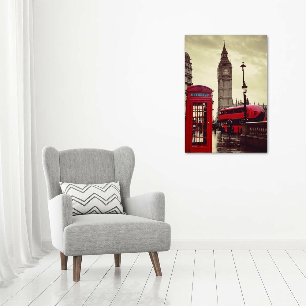 Foto obraz na płótnie pionowy Big Ben Londyn