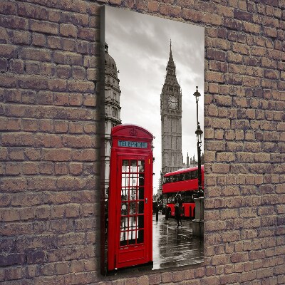 Foto obraz na płótnie pionowy Big Ben Londyn
