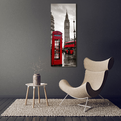 Foto obraz na płótnie pionowy Big Ben Londyn