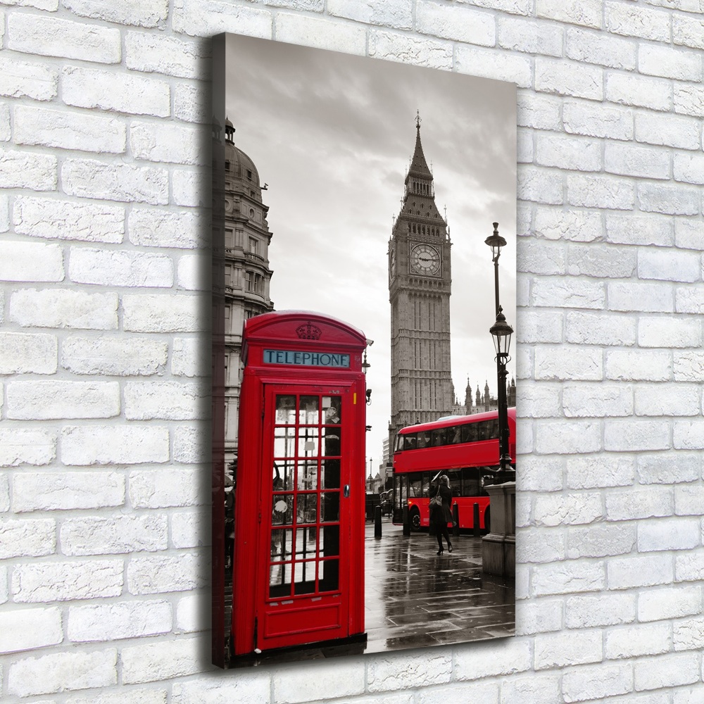 Foto obraz na płótnie pionowy Big Ben Londyn