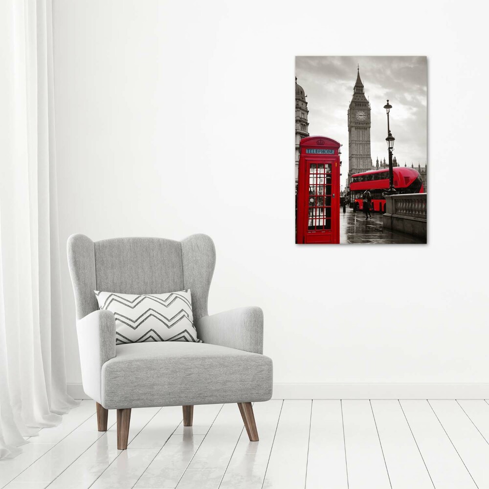 Foto obraz na płótnie pionowy Big Ben Londyn