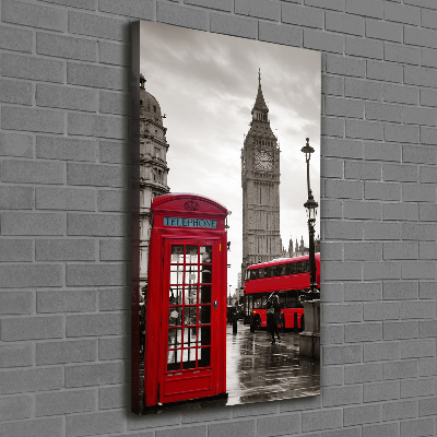Foto obraz na płótnie pionowy Big Ben Londyn
