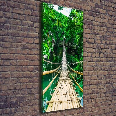 Foto obraz canvas pionowy Most wiszący