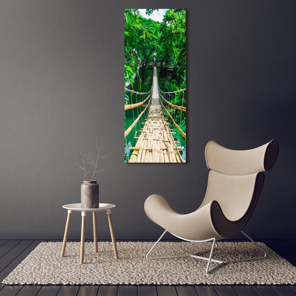 Foto obraz canvas pionowy Most wiszący