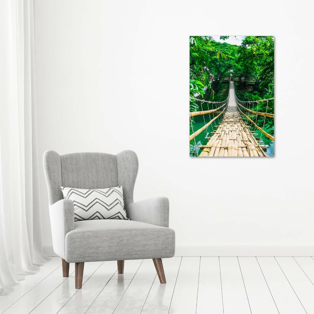 Foto obraz canvas pionowy Most wiszący
