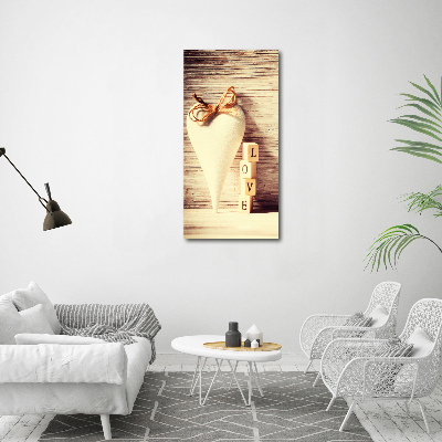 Nowoczesny fotoobraz canvas na ramie pionowy Miłość