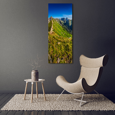 Foto obraz drukowany na płótnie pionowy Tatry