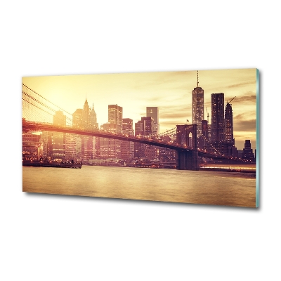 Foto obraz szklany Manhattan Nowy Jork