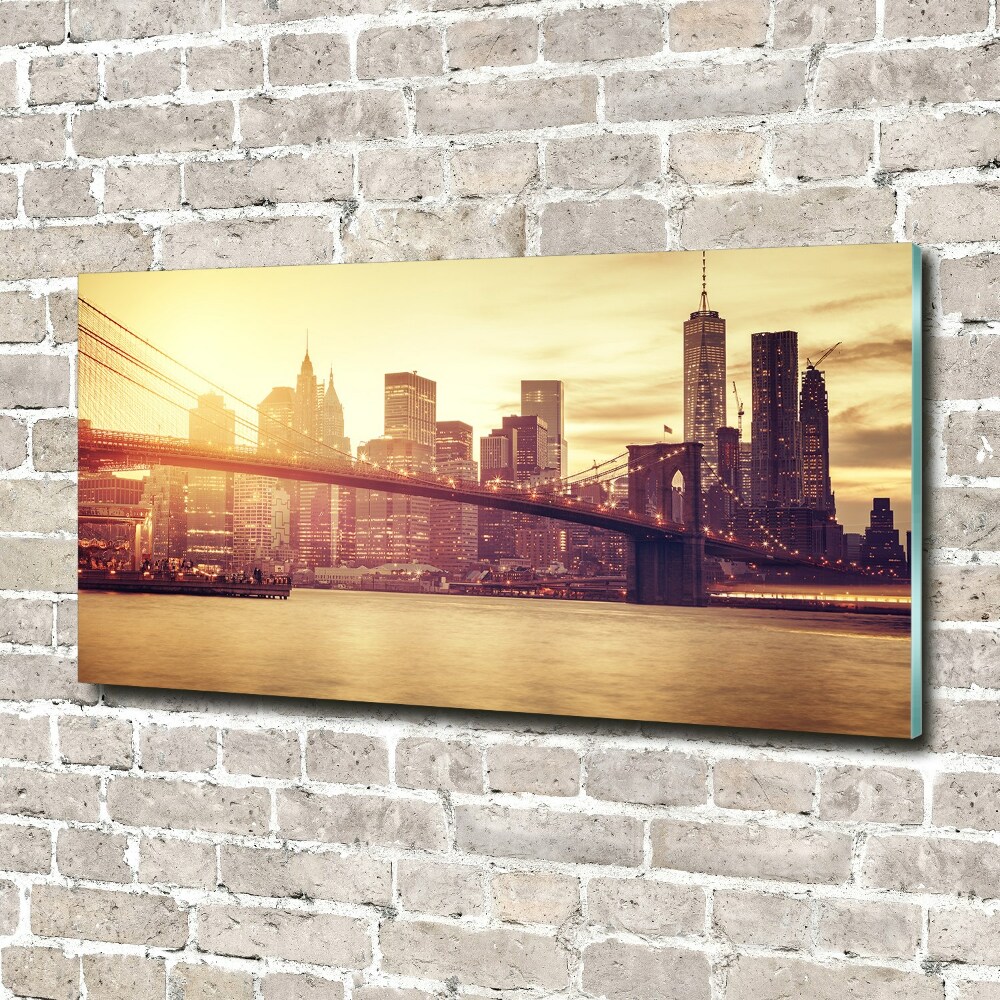 Foto obraz szklany Manhattan Nowy Jork