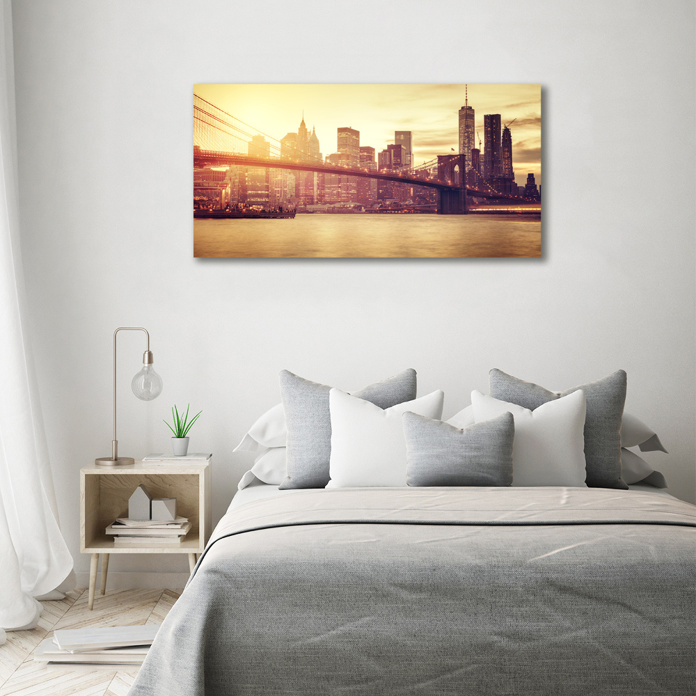 Foto obraz szklany Manhattan Nowy Jork