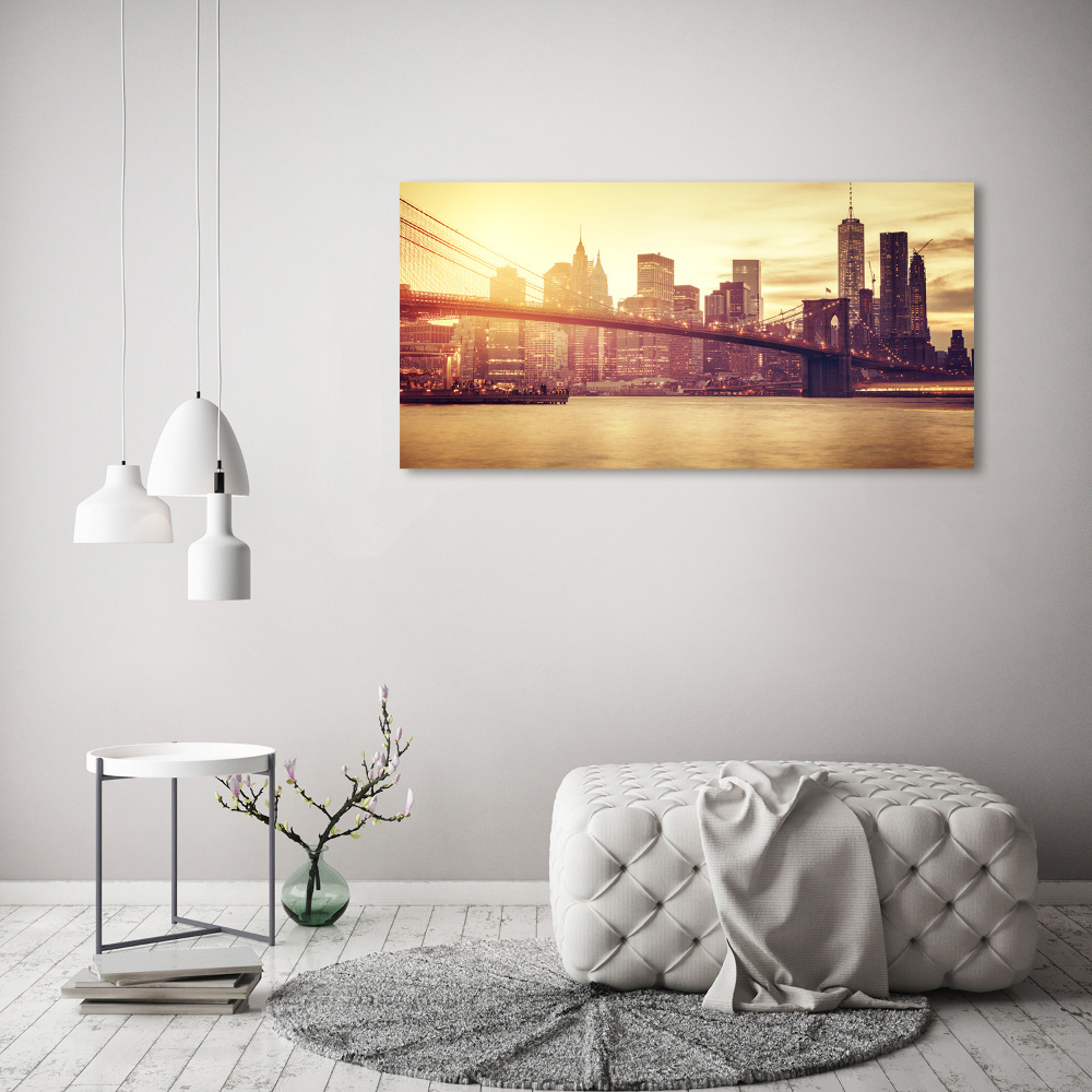 Foto obraz szklany Manhattan Nowy Jork