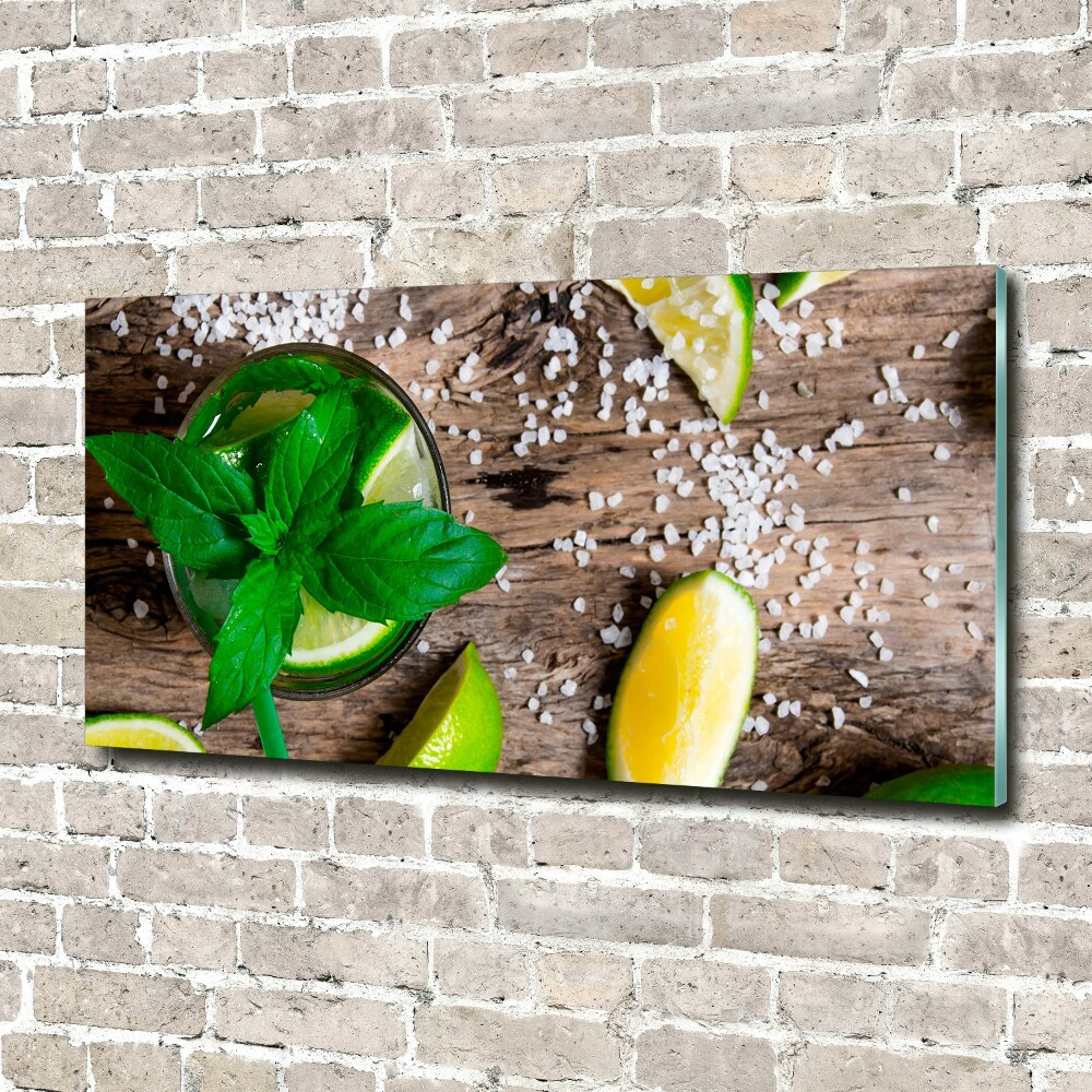 Foto obraz zdjęcie szkło hartowane Mojito