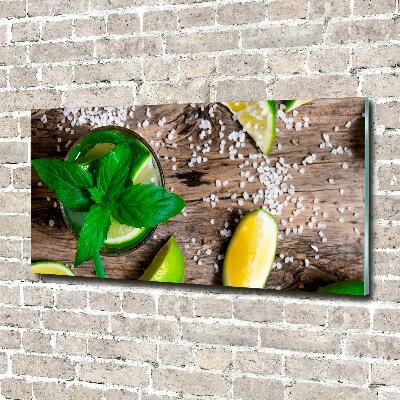 Foto obraz zdjęcie szkło hartowane Mojito